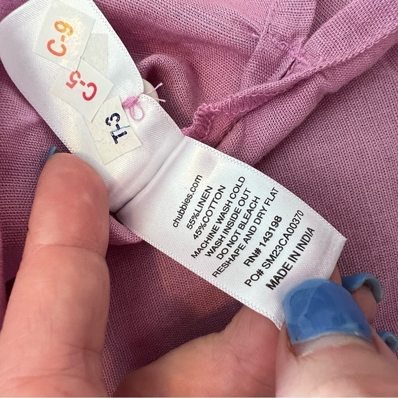 Chubbies The Magnolia Button Down Linen Sunday Shirt NWT - Picture 16 of 16